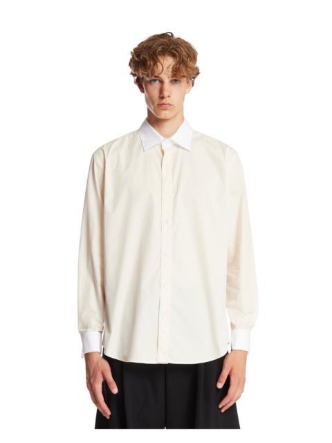 The Row Beige Cotton Shirt