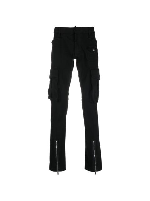 DSQUARED2 MANCHESTER CITY BLACK SEXY TWIST JEANS | REVERSIBLE