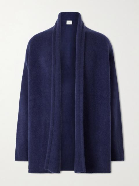 The Elder Statesman Italy Smoking Shawl-Collar Cashmere Cardigan