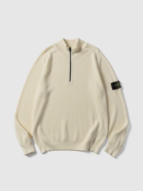 Stone Island LS Knit Polo Ivory