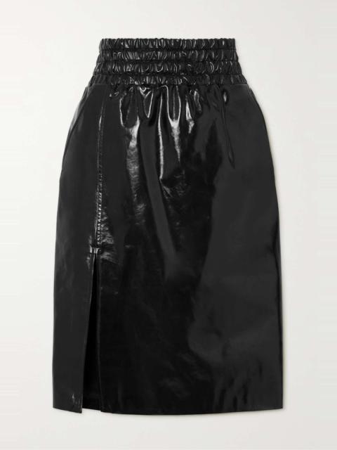 TOM FORD 높은 가죽 스커트
