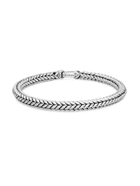 DAVID YURMAN Men's Chevron Bead Bracelet in Sterling Silver, 6mm - Sterling Silver