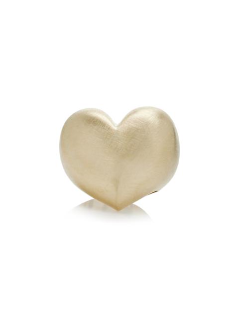LAUREN RUBINSKI 14K Yellow Gold Heart Ring gold