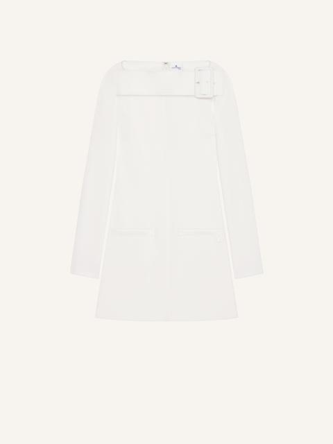 courrèges BUCKLE LONG SLEEVES DRESS