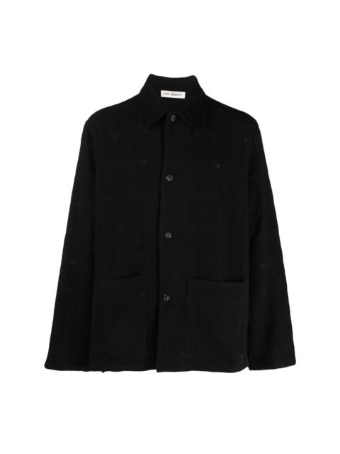 Our Legacy Maven felted shirt jacket