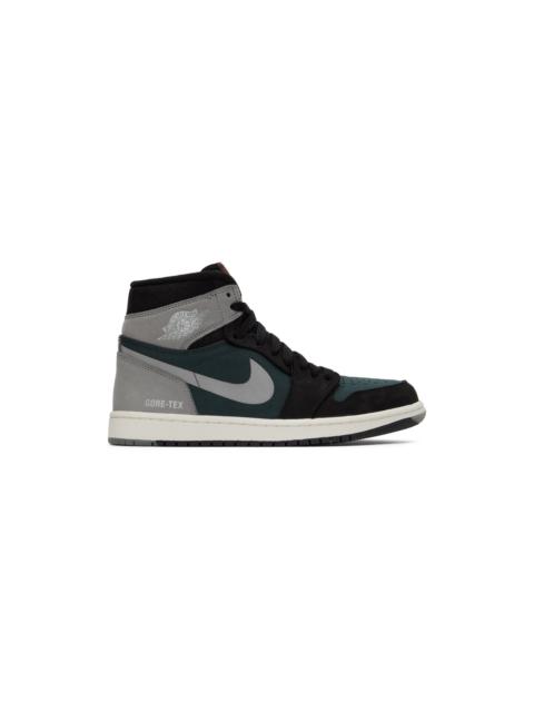 Jordan Black & Grey Air Jordan 1 Sneakers