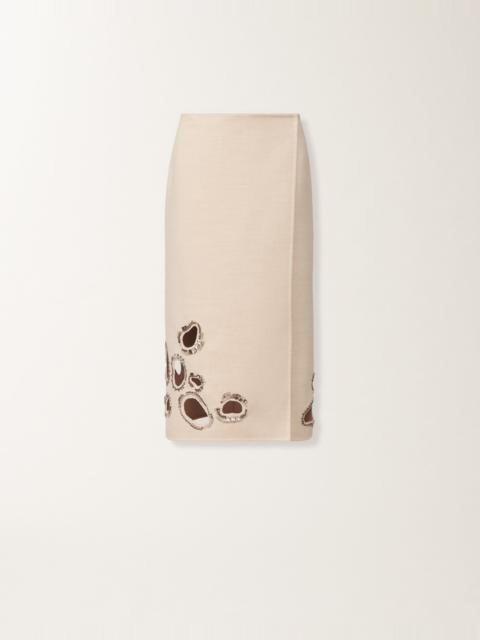 FABIANA FILIPPI Double wool skirt