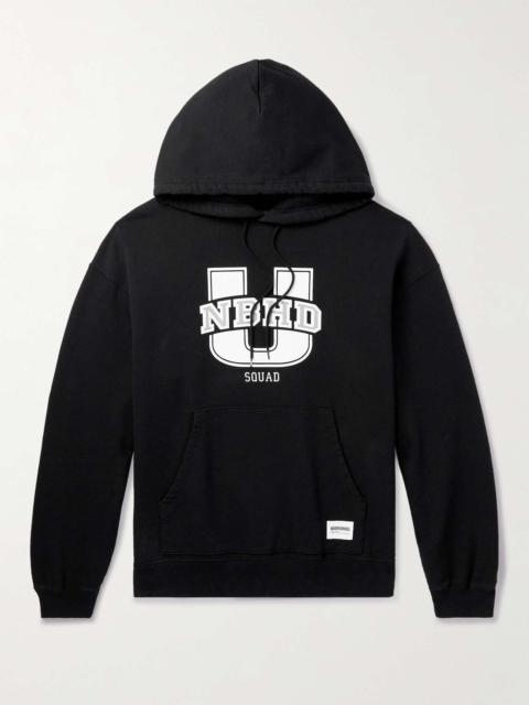 NEIGHBORHOOD Printed Loopback Cotton-Jersey Hoodie