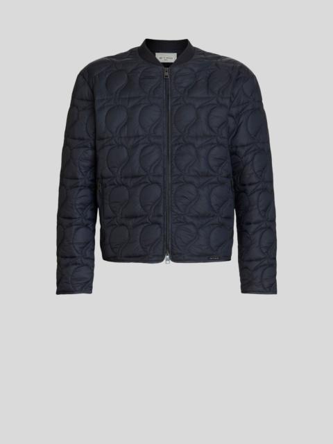Etro QUILTED PAISLEY DOWN BOMBER JACKET