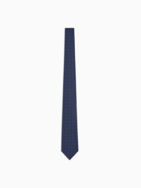 GIORGIO ARMANI Pure silk jacquard tie