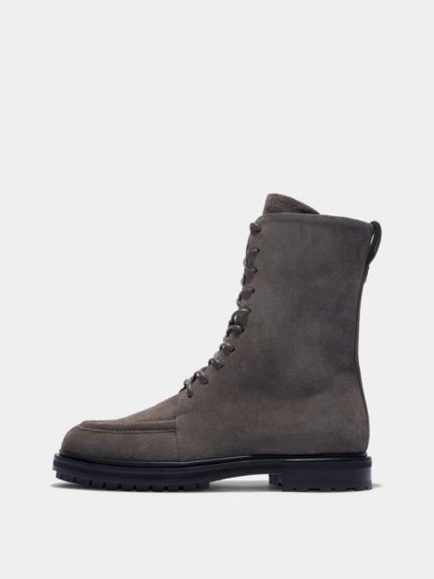 Aeyde Tate Suede Lace-Up Ankle Boots