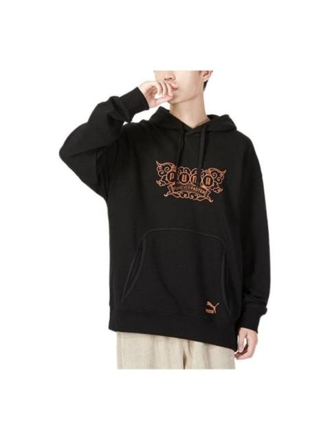 PUMA PUMA Das CC Graphic Crew Sweater 'Black' 539909-01