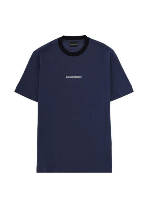 EMPORIO ARMANI logo-detail cotton T-shirt
