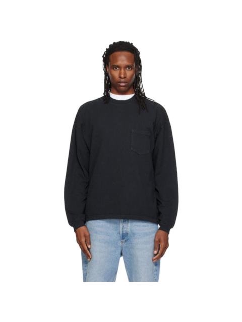 AGOLDE Black Lucan Long Sleeve T-shirt