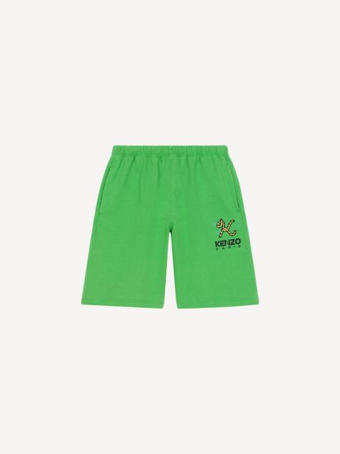 KENZO 'Tiger Tail K' crest shorts