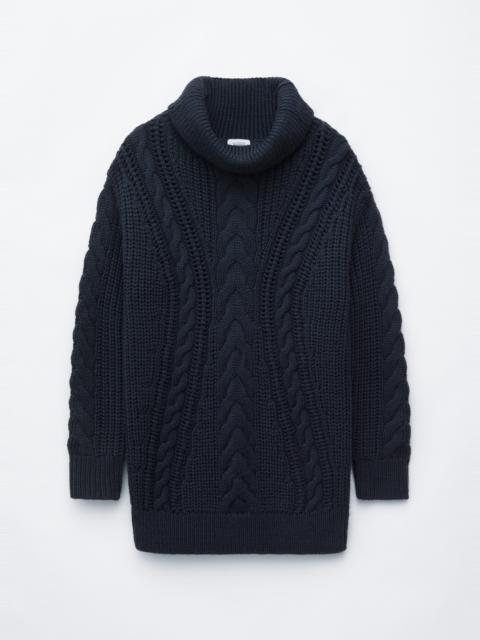 & Other Stories Chunky Cable-Knitf Dress