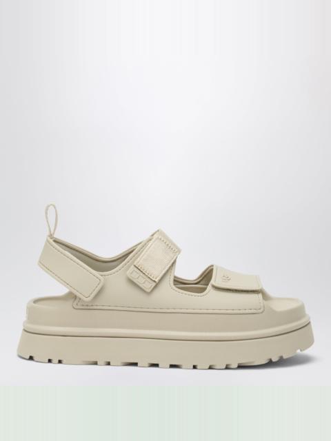 UGG GoldenGlow platform EVA sandals in Sea Salt