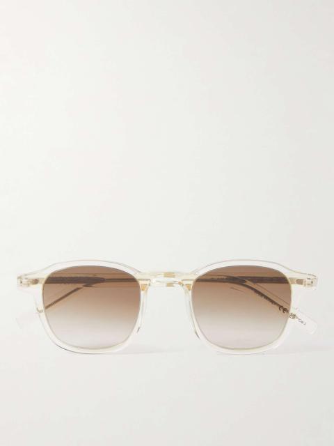 SAINT LAURENT Round-Frame Acetate Sunglasses