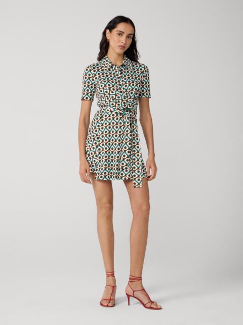 DIANE VON FURSTENBERG Didi Short Sleeve Dress