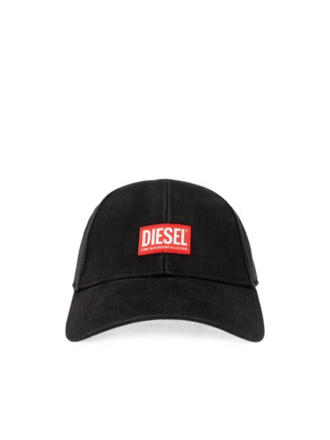 Diesel logo-patch baseball cap