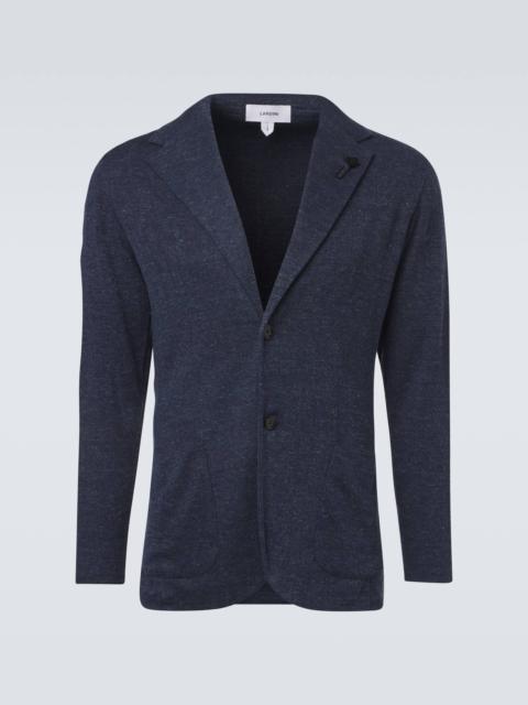 LARDINI Linen and silk blazer