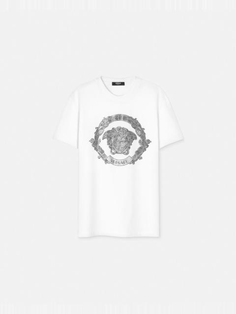 VERSACE Crystal Medusa Cartouche T-Shirt