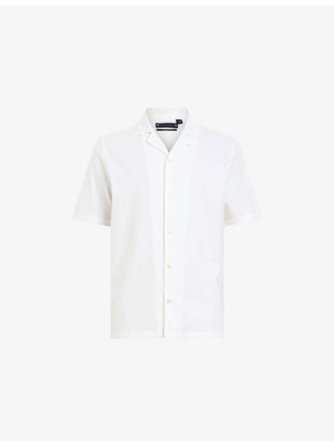 ALLSAINTS Hudson Logo-Embroidered Relaxed-Fit Cotton Shirt