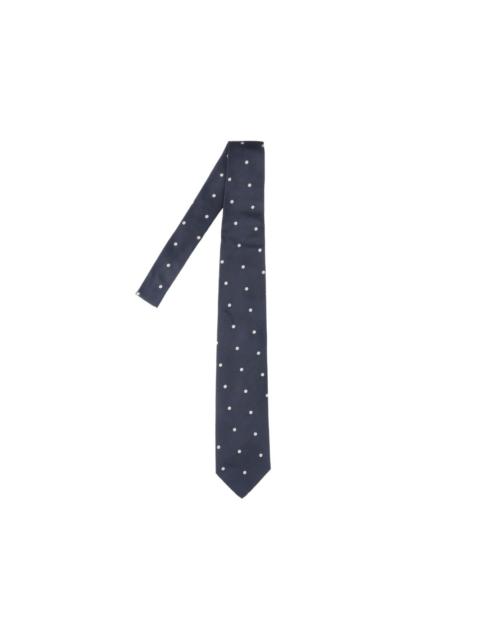 LARDINI polka-dot herringbone tie