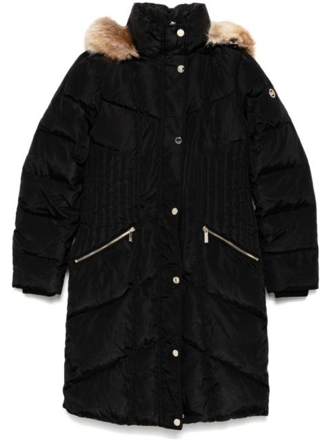 MICHAEL KORS Chevron 3/4 Puffer Coat