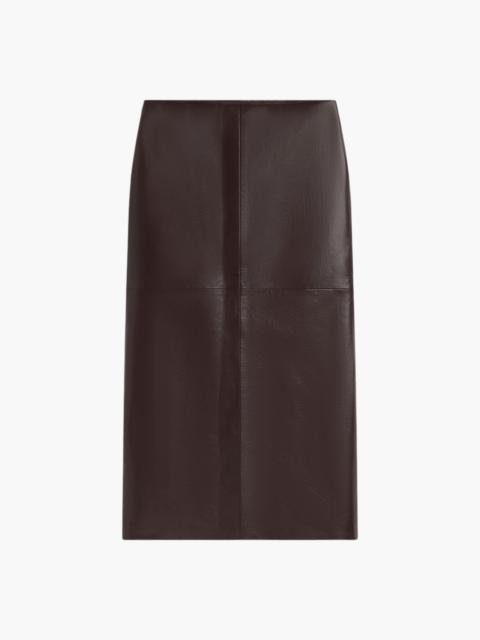 AGOLDE HIKSON SKIRT IN RECYCLED LEATHER