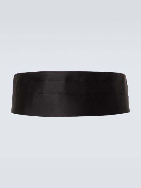 GIORGIO ARMANI Silk cummerbund