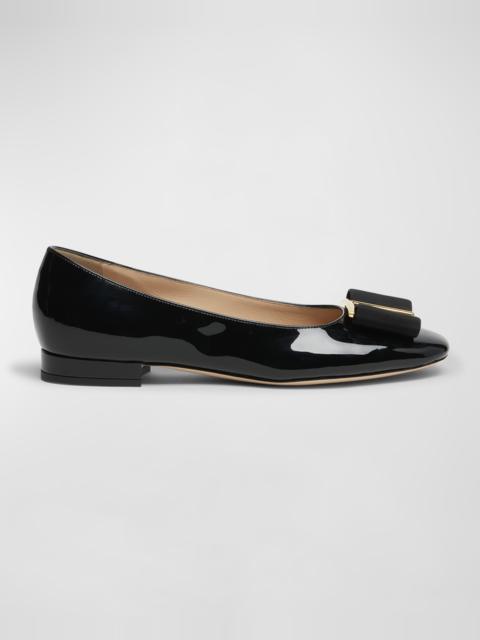 TOM FORD Patent Bow Ballerina Flats