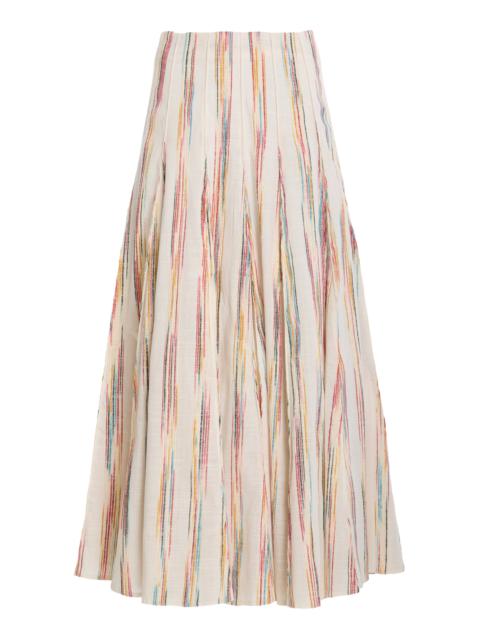 ROSIE ASSOULIN Million Pleats Silk Skirt