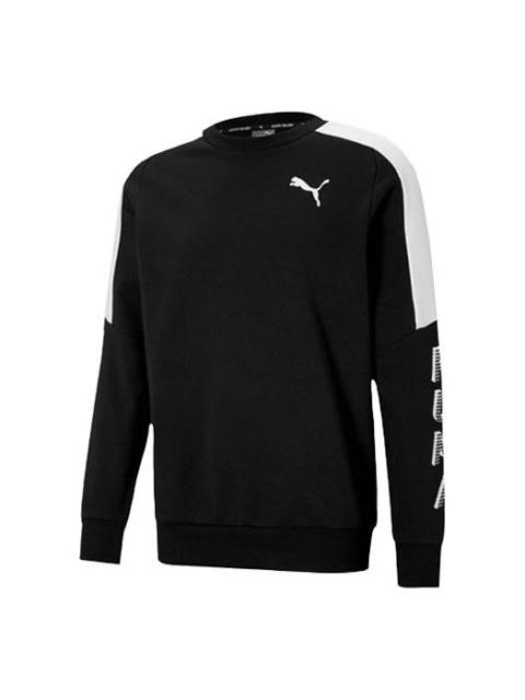 PUMA Modern Sports Crew Sweatshirt 'Black White' 588669-01