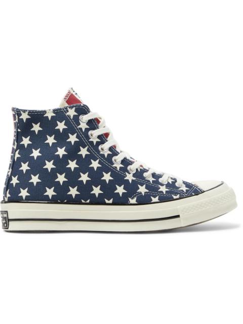Converse Chuck 70 Archive Restructured Printed Organic Canvas High-Top Sneakers