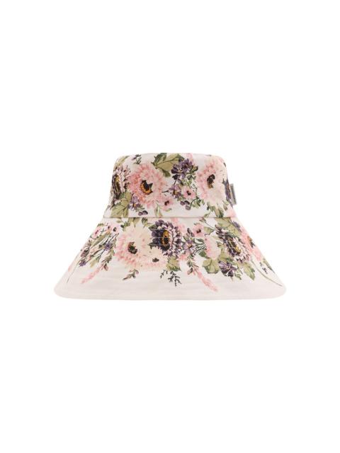 Zimmermann PRINTED LONG BRIM BUCKET HAT