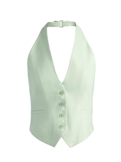 Alice + Olivia ERICA LINEN VEST