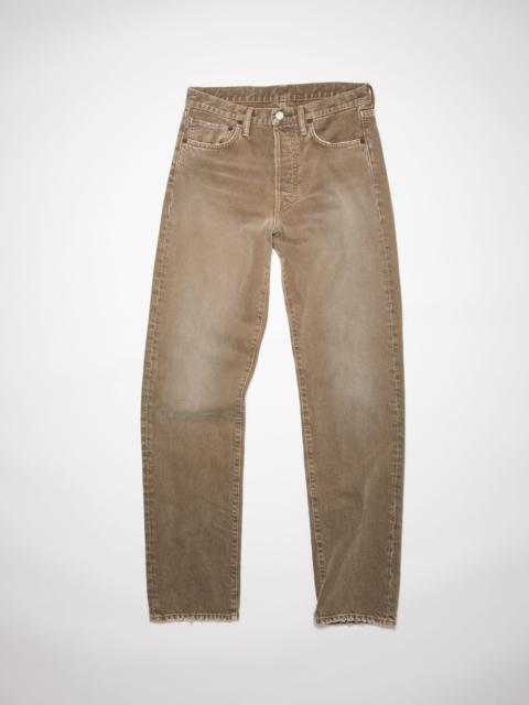 Straight fit jeans - Beige