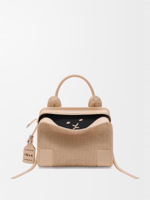 Loewe Medium Lion Fringed Cut Amazona 180 bag in nappa lambskin