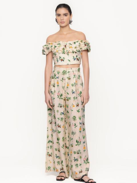 Agua by Agua Bendita Aceituna Ranas Cropped Top