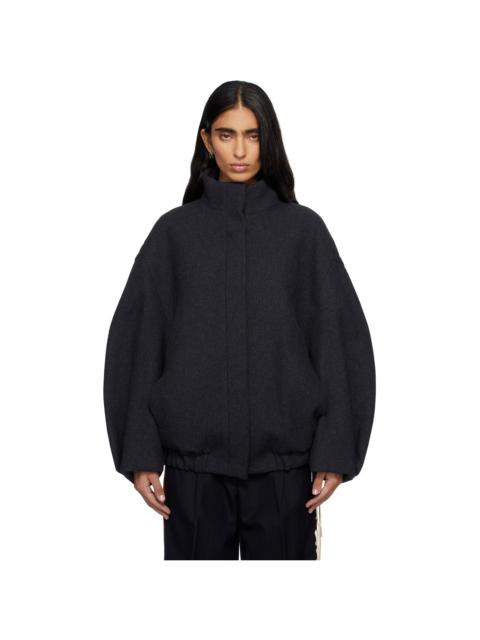 Dries Van Noten Gray Cotton Jacket