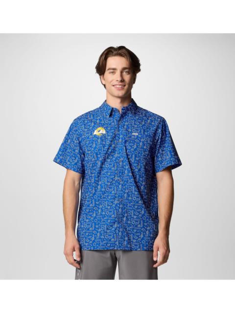Columbia Men's PFG Super Slack Tide Short Sleeve Shirt - Los Angeles Rams