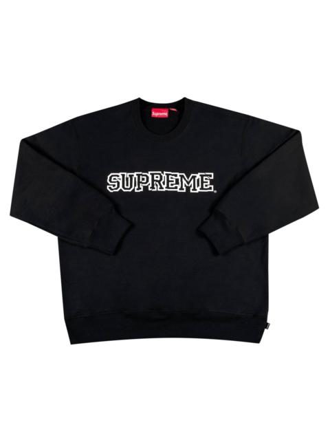 Supreme Shattered Logo Crewneck 'Black'