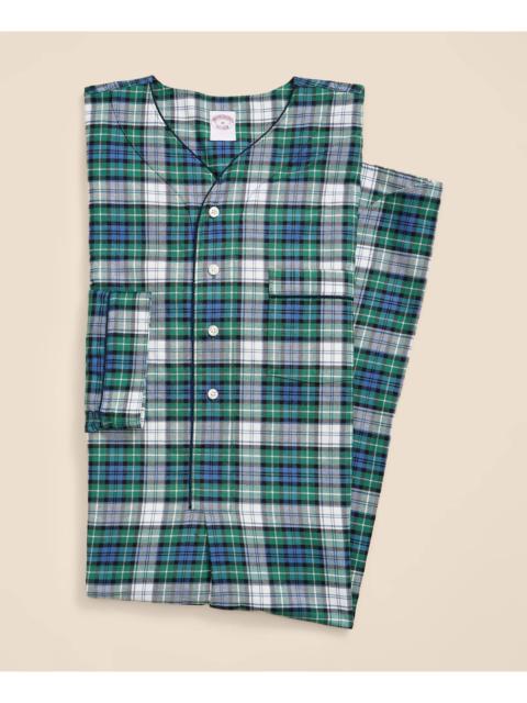 Brooks Brothers Cotton Flannel Plaid Nightshirt