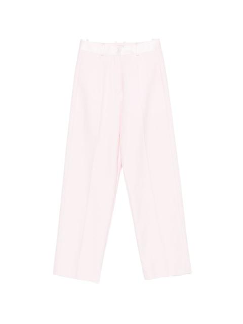 forte_forte pressed-crease trousers