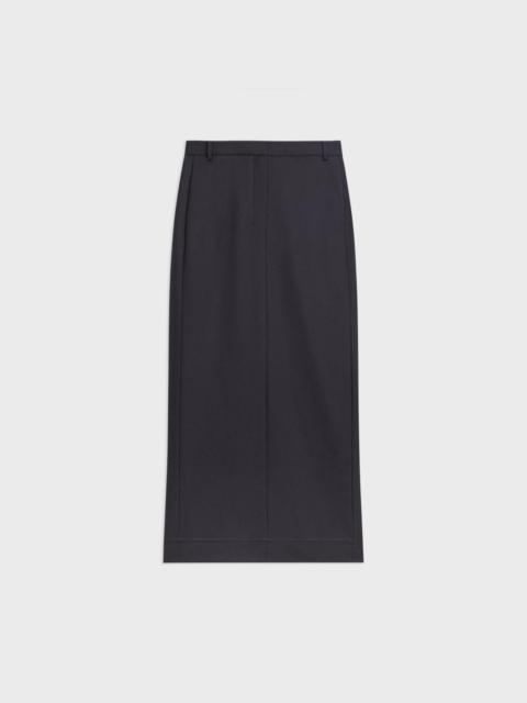 Theory Maxi Trouser Skirt in Stretch Flannel