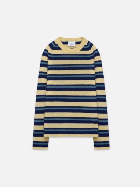The Elder Statesman LAUREL STRIPE CREW