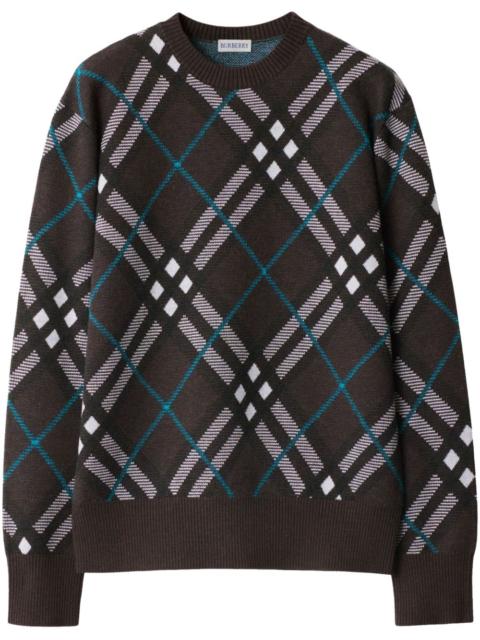 Burberry check sweater