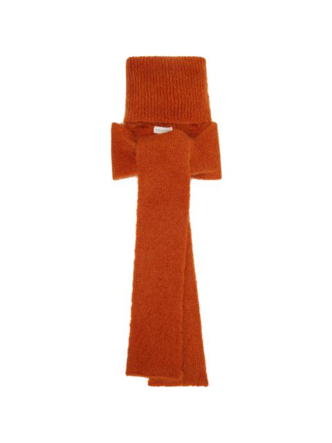 Dries Van Noten Orange Techno Scarf
