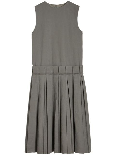 Jil Sander pleated midi dress